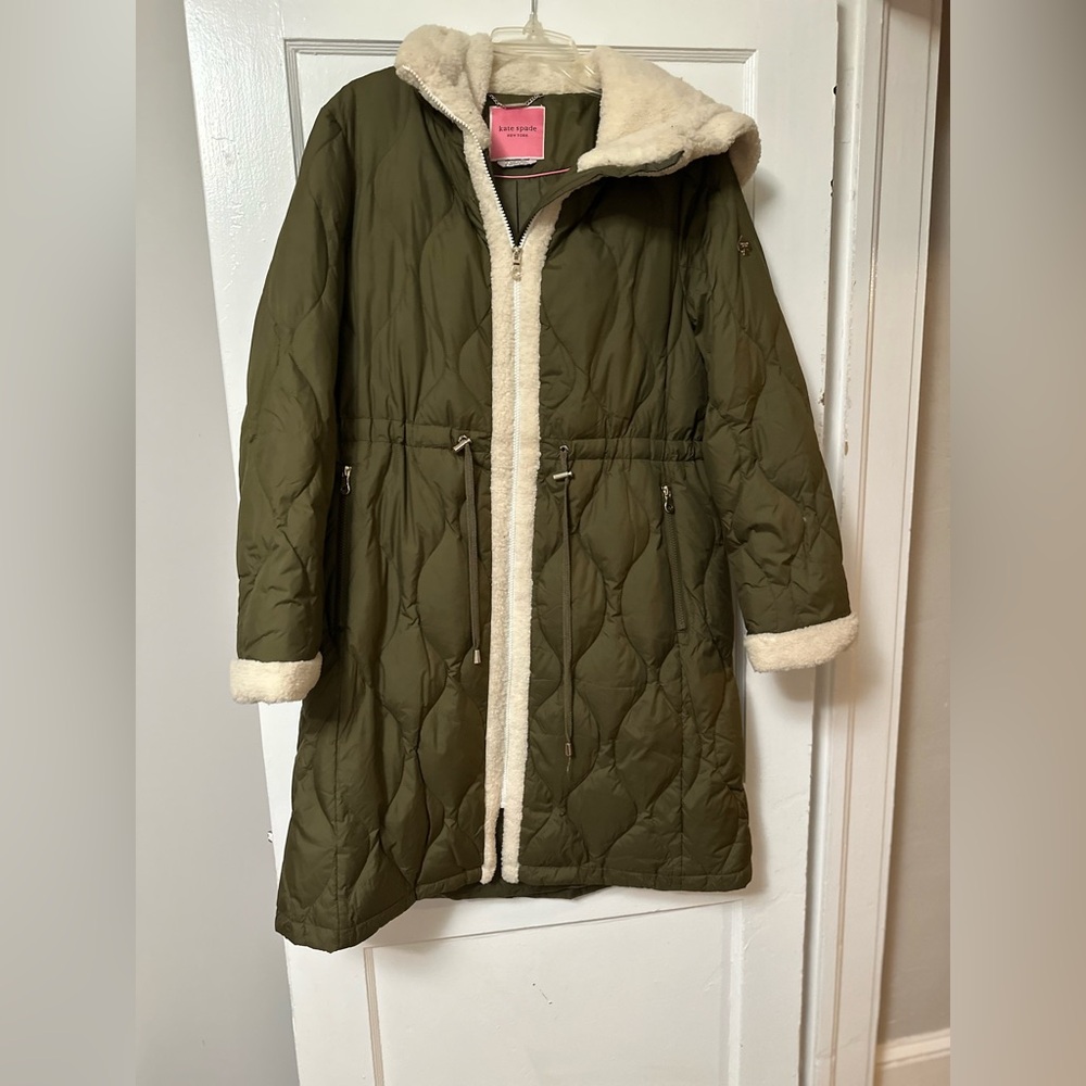 Kate Spade Long Down Parka - Size Large